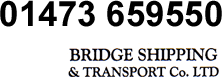 Bridge Shipping Ipswich - Call us on 01473 659550